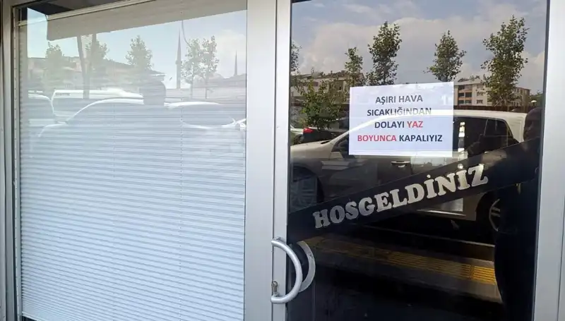 Afrika Sıcakları Esnafı Vurdu: Dükkanlar Yaz Boyu Kapalı Kaldı