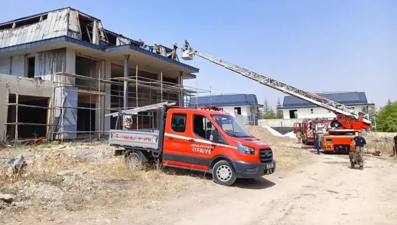 Ankara Gölbaşı'nda Villalar Güvende mi? Büyük Yangın Korkuttu!