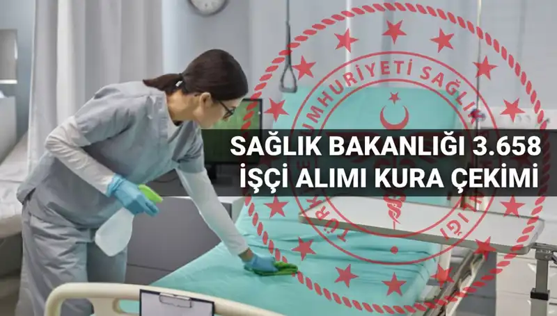 Sağlık Bakanlığı'nın 3.658 İşçi Alımı Kura Tarihi Açıklandı!