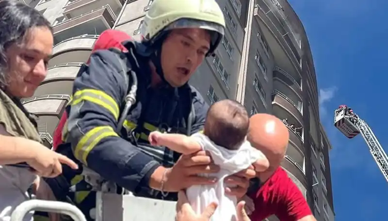 Kayseri’de 14 Katlı Binada Yangın: Kritik Anlar ve Kurtarma Çabaları